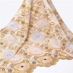 2016 Hot selling embroidery design london swiss lace fabric for nigerian wedding