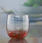 Gold Stone Bottom Glass SGS 300ml Handmade Whiskey Glass