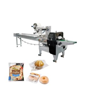 China Industrial pillow packing machine PLC touch screen control on sale