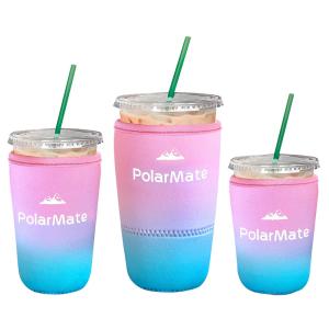 China Reusable Neoprene Iced Coffee Cup Insulator Sleeve factory