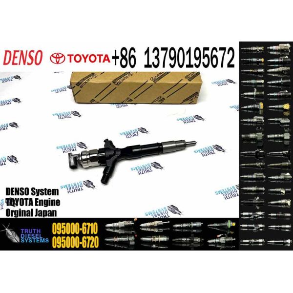 China 095000-6710 23670-30120 2367030120 Diesel Fuel Injector FOR TOYOTA HIACE 3.0L D4D factory