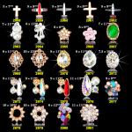 NEW Arrival 10*5*MM God 3D Clear Bow Nail Charm-You Will Get 1 Nail Charm from