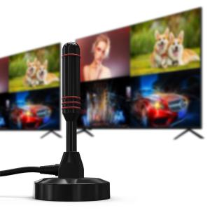 China Private Mold Yes 180MM*80MM*20MM Free Channel HD Portable Booster Indoor Digital Tv Antenna factory