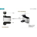 Non Folding Stainless Steel Kitchen Sink Organizer For Sponge And Brush Storage