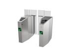 40W 550mm Width Cards Reader Glass Sliding Turnstile