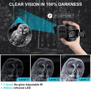 China Lightweight Digital Night Vision Zoom Monocular For Hunting factory