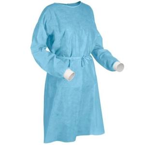 China Easy Wearing CPE Protective Apron Optional Size Water Resistant Thumb Loop factory
