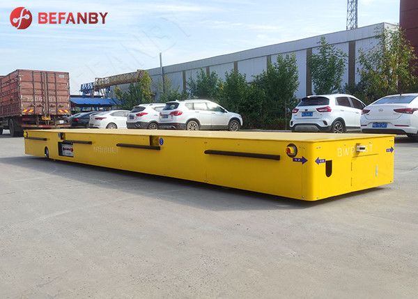 workshop steerable 30 ton electric carts no rail