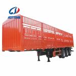 Tri Axle Fence Cargo Trailer Bulk Cargo Semi-Trailer for Animal Transport in