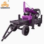 Hydraulic Water Well Drilling Rig Equipment 200m Rotary Borehole Water Well