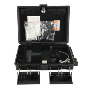 China 16 Core Black Carton Fiber Optic Distribution Box for FTTH Wall Mounted Terminal Box factory