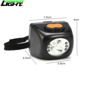 China IP67 Underground Mining Headlamps , 3.7V 4.5Ah Underground Cordless Cap Lamp factory