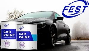 China High Quality 1k Black Basecoat Color Repair Paint Manufacturer Direct Selling factory