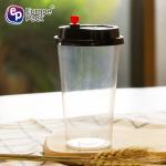Manufacturer wholesale food grade disposable custom logo printed clear plastic