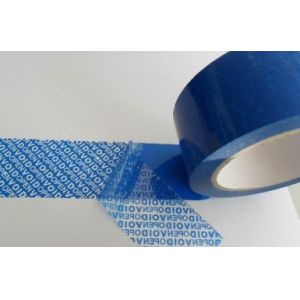 China Waterproof 50m Self Sealing Tape Void Security Evident Tamper Proof on sale