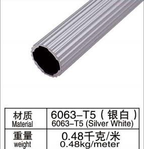 China 6063-T5 AL-R Dia 28mm Aluminum Alloy Pipe Logistic Rack Round factory