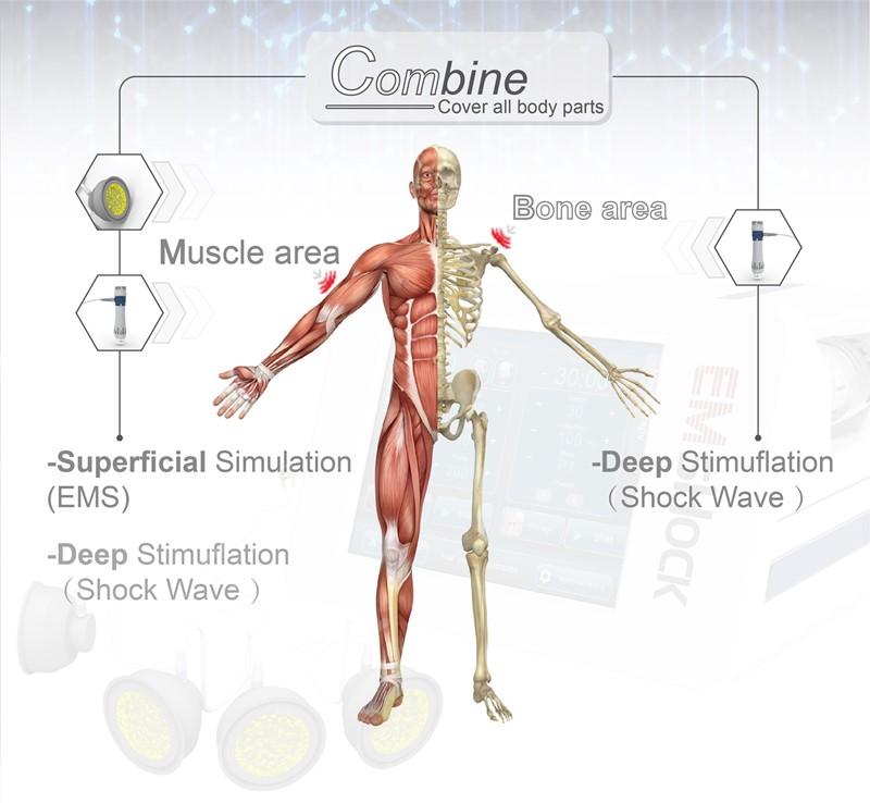 EMS Shockwave Therapy 5MJ Pain Treatment Machine