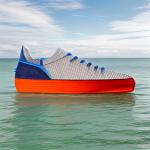 Biodegradable Women's Lace Up Shoes Rubber Outsole Lining