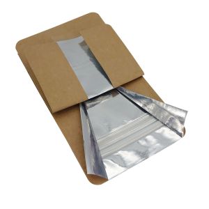 Custom Logo Stand Up Coffee Bags Kraft Resealable Pouches