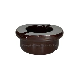 Brown White Transformer Porcelain Bushing oem DIN Standard