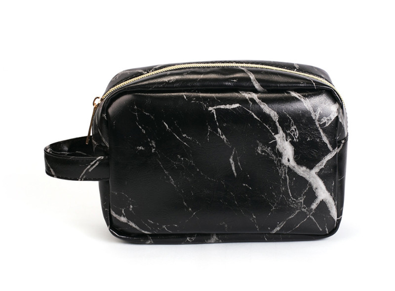 Luxury Beauty Custom Marble Makeup Bag Set Waterproof Wash Bag