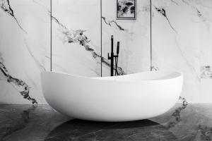 China Freestanding Soaking Bathtub Stain Resistant Long Life Span factory