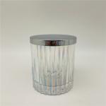 Ribbed Glass Bathroom Accessory Set For Hotel And Home Clear Color