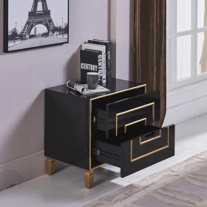 China Line Painted Two Drawer Bedside Cabinets factory