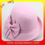 Fashion 100% Australia wool felt ladies hats from Sun Accessory