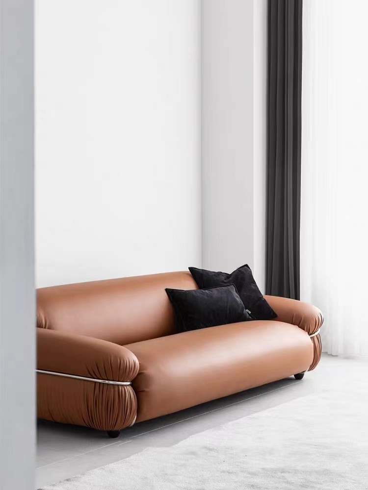 Star Hotel Room Minimalist Steel Ring Sofa Guest Room Center Reception