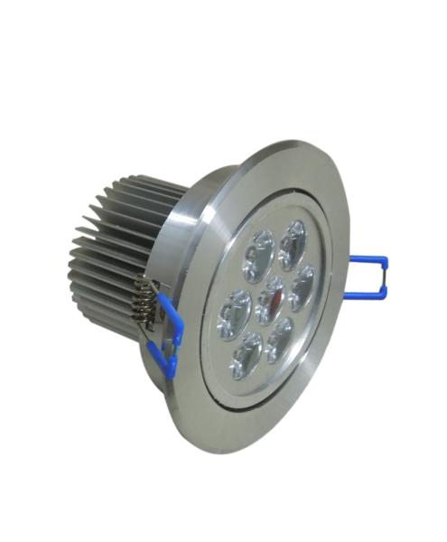 Low Power 85 - 265V 50HZ Die - Casting Alu & Glass LED Ceiling Lamp 7W CE, RoHS