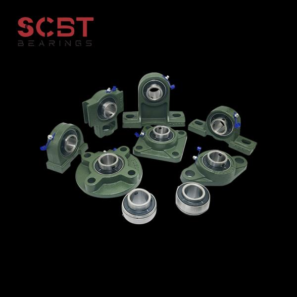 High Speed Gcr15 Pillow Block Ball Bearings UCP208 40*49.2*186 For Replace /