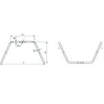 Hot Dip Galvanized Steel Arcing Horn In Transmission Line Transformer