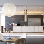 Blum Modern Modular Kitchen Cabinets