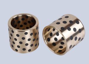 China Casting Bronze Bearings , Strengthening Brass With Solid Lubricant Casting Bronze Bearings factory
