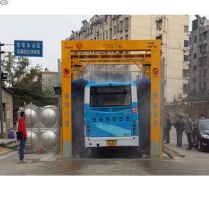 China Two Side Brush 14kw Channel Type Automatic Bus Washing Machine For Thorough Cleaning factory