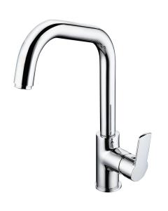 China Stable Rotation Kitchen Wash Basin Water Tap Modern One Hole Bar Sink Faucet factory