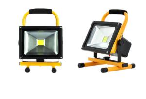 China Popular Style 30W Rechargeable Led Flood Light With Lithium Battery 18650 factory