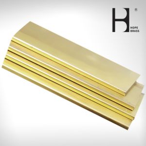 1m Long Copper Flat Bars , Anti Aging Brass Extrusion Profiles