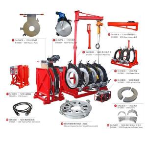 China 800mm HDPE Butt Fusion Welding Machine Candan Poly Pipe Welder factory
