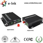 CCTV Camera Video Fiber Optic Converter 2CH Analog Video / 1CH RS485 Backward