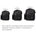 Solid Mens Canvas Shoulder Bags Buckle Casual Portable Multi Pocket Crossbody