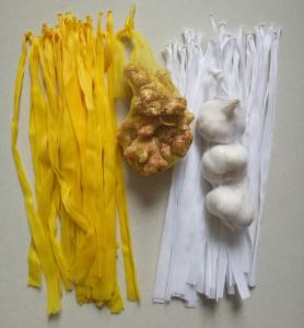 China PE Packing Turmeric Mesh Netting Bags For Fresh Ginger factory