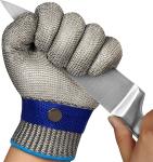 Stainless Steel 316 A5 Metal Mesh Gloves For Cooking EN388 ANSI