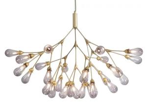 China Luxury Pendant Lamp Glass Ball Chandeliers Decor Light Fixtures Magic Bean Ceiling Modern Glass Pendant Lamps factory