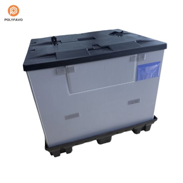 China 1200x1000x900mm Stackable HDPE Transparent Plastic Sleeve Packaging factory