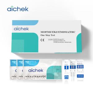 China ISO 13485 One Step Rapid Test THC MOP MET KET MDMA Test Kit factory