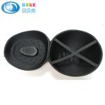 Custom black Eva travel portable case for motorbike bicycle helmet 360*300*260