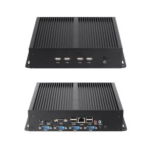 China Fanless Industrial Mini Computer With Intel Core i5-3317U DDR3L 8GB RAM And 4COM on sale