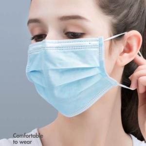 China Soft Non Woven Fabric Mask Meltblown Cloth Filter Disposable Respirator Mask factory